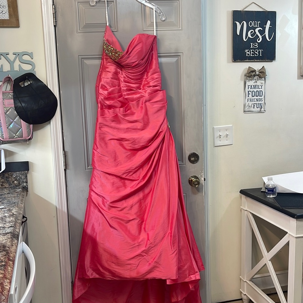 Pink size 14 formal dress